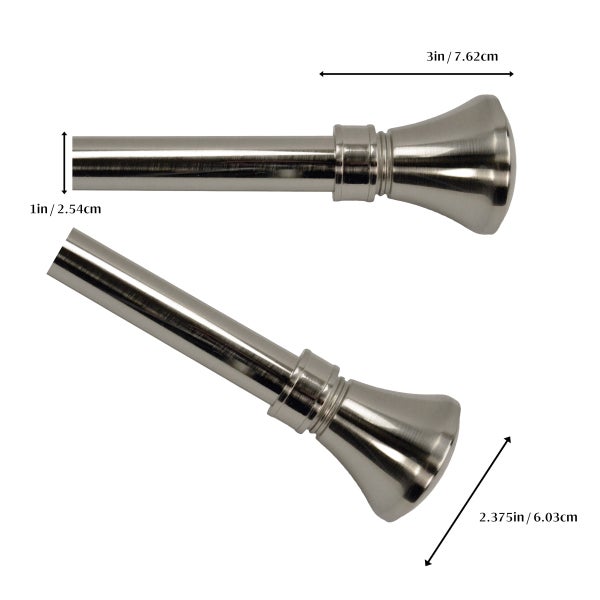 Versailles Lexington Flare Curtain Rod Set