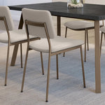 Amisco Sullivan Dining Chair with Bronze Frame