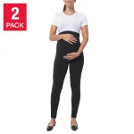 Parasuco Women's Maternity Leggings, 2 Pack