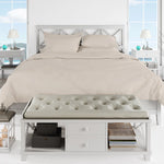 Swiss Collection - Egyptian Cotton 600 Thread Count 6-piece Sheet Set
