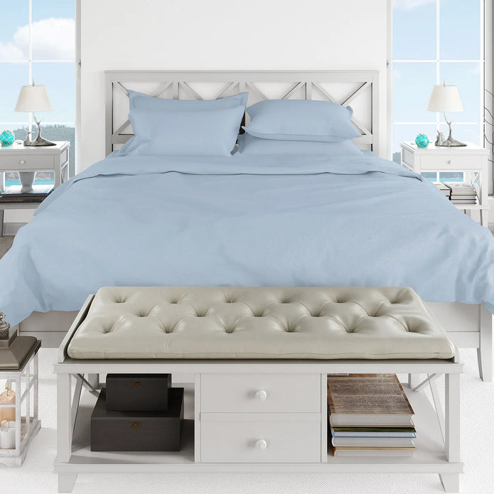 Swiss Collection - Egyptian Cotton 600 Thread Count 6-piece Sheet Set