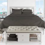Swiss Collection - Egyptian Cotton 600 Thread Count 6-piece Sheet Set