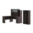 Orford L- Shaped Desk with Hutch and Bookcase