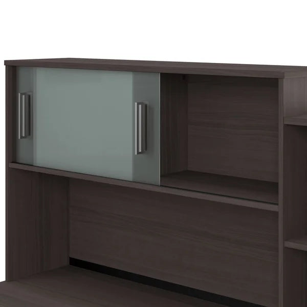 Orford L- Shaped Desk with Hutch and Bookcase