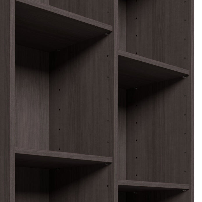 Orford L- Shaped Desk with Hutch and Bookcase