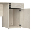 Bestar Orford L-Shaped Desk with Hutch