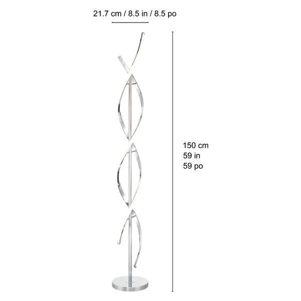 Vortex LED Floor Lamp