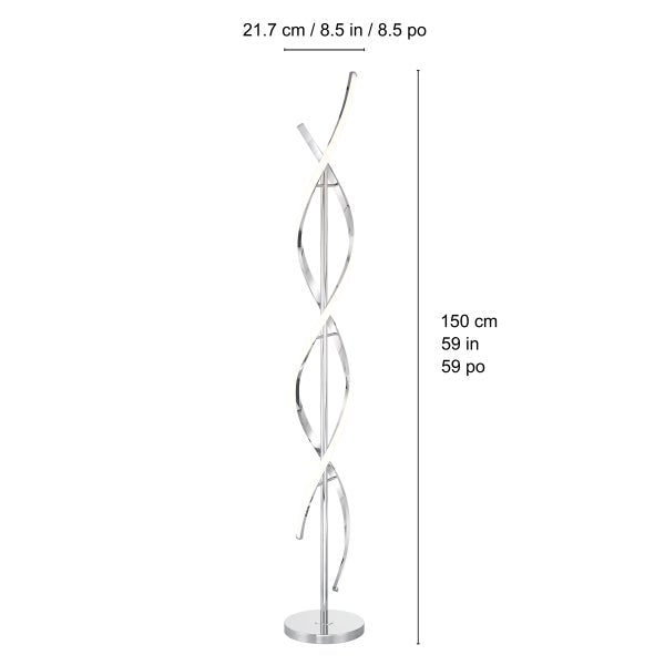 Vortex LED Floor Lamp