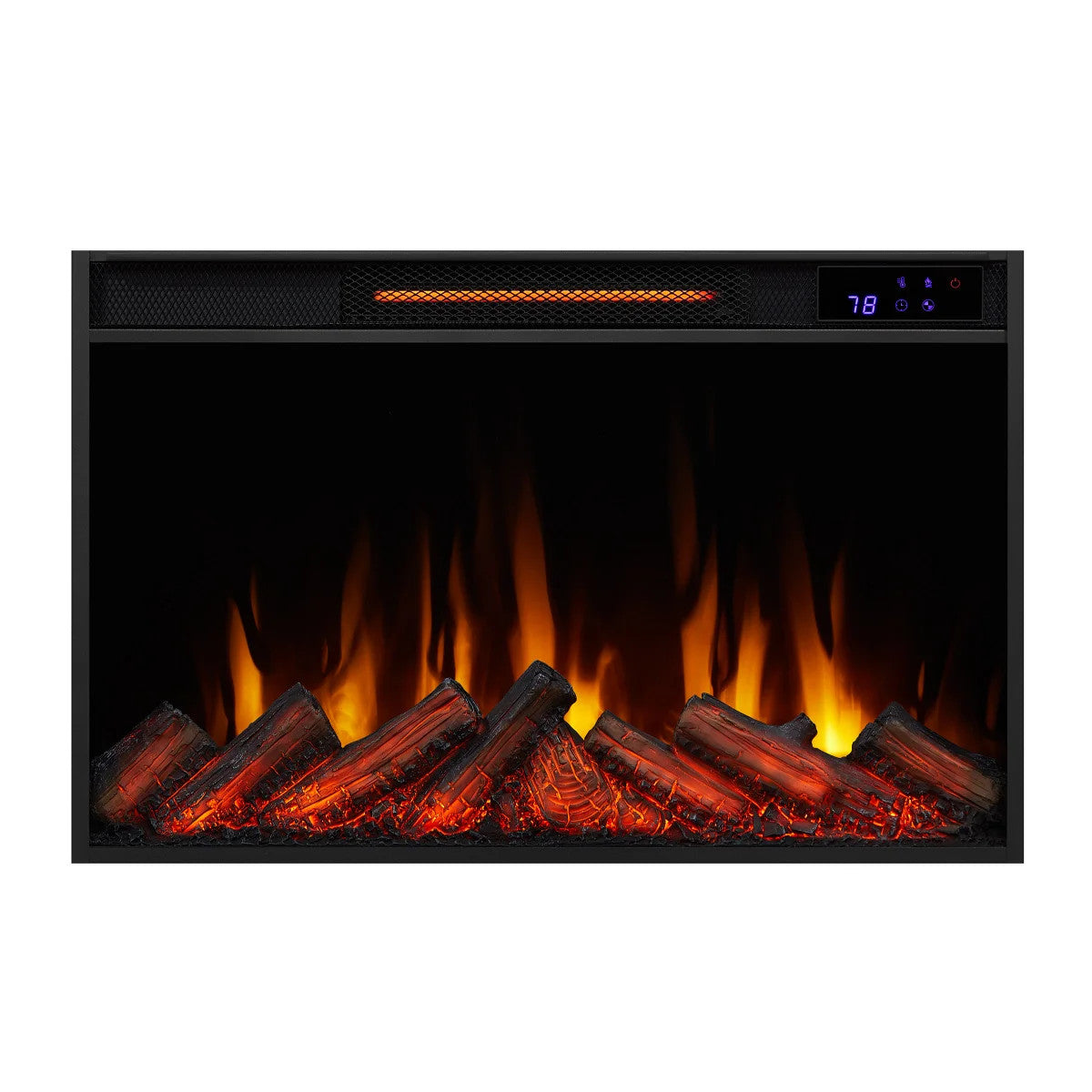Real Flame Penrose 147.3 cm (58 in.) Slim Media Console Fireplace