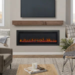 Real Flame 165.1 cm (65 in.) Wall-Mount or Recessed Electric Fireplace Insert