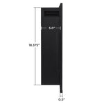 Real Flame 165.1 cm (65 in.) Wall-Mount or Recessed Electric Fireplace Insert