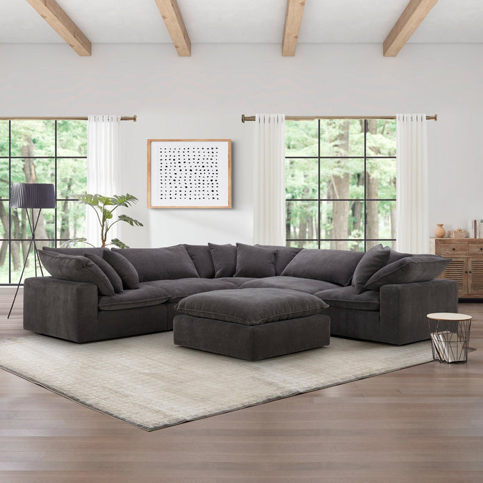 Aiden & Ivy Sereen 6-piece Fabric Sectional