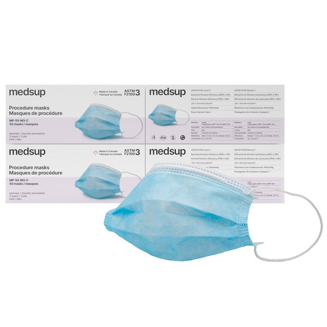 Medsup Medical Procedure Masks, 200 count