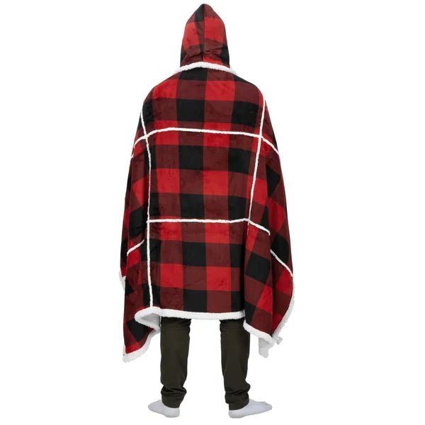 S&Co. Home - Hooded Throw with Sherpa