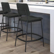 Amisco Sullivan Black Counter Stool