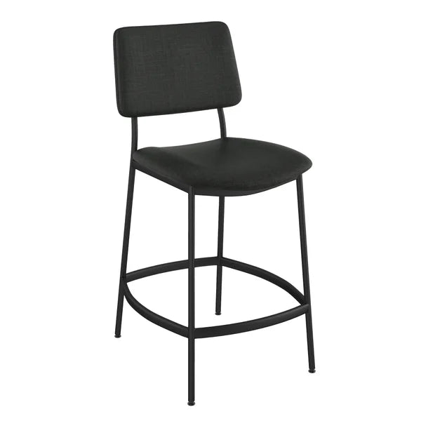 Amisco Sullivan Black Counter Stool