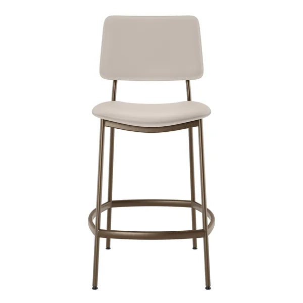 Amisco Sullivan Cream Counter Stool