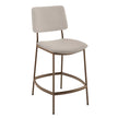 Amisco Sullivan Cream Counter Stool