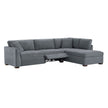 Thomasville Miles 2-piece Fabric Right-hand Facing Sectional with Power Footrests