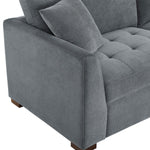 Thomasville Miles 2-piece Fabric Right-hand Facing Sectional with Power Footrests