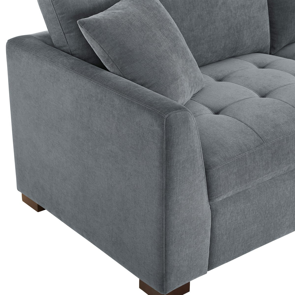 Thomasville Miles 2-piece Fabric Right-hand Facing Sectional with Power Footrests