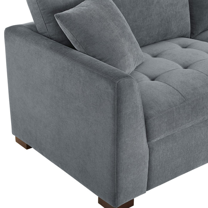 Thomasville Miles 2-piece Fabric Right-hand Facing Sectional with Power Footrests