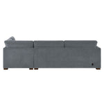 Thomasville Miles 2-piece Fabric Right-hand Facing Sectional with Power Footrests