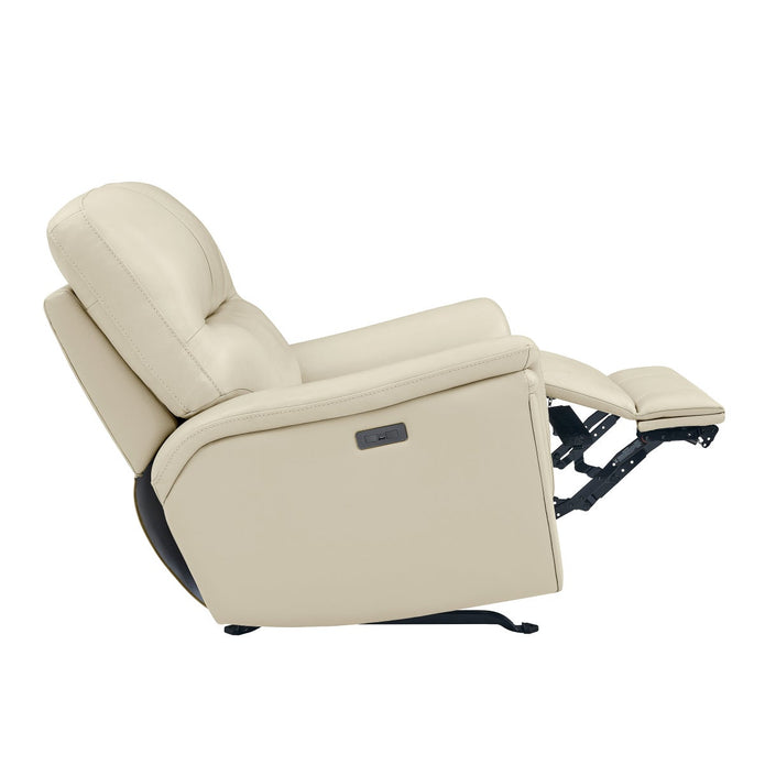 BarcaLounger Top-grain Leather Power Rocker Recliner