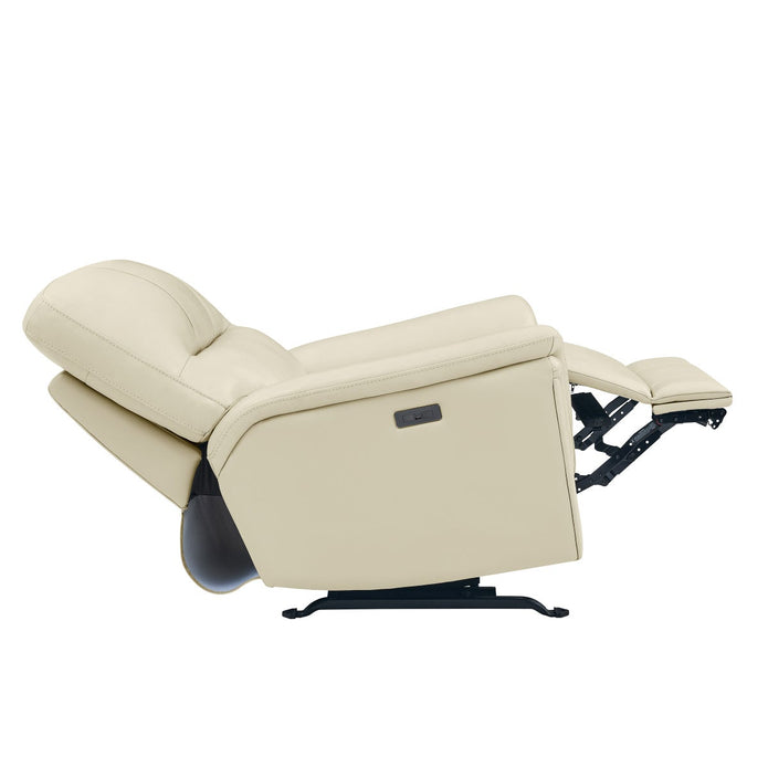 BarcaLounger Top-grain Leather Power Rocker Recliner