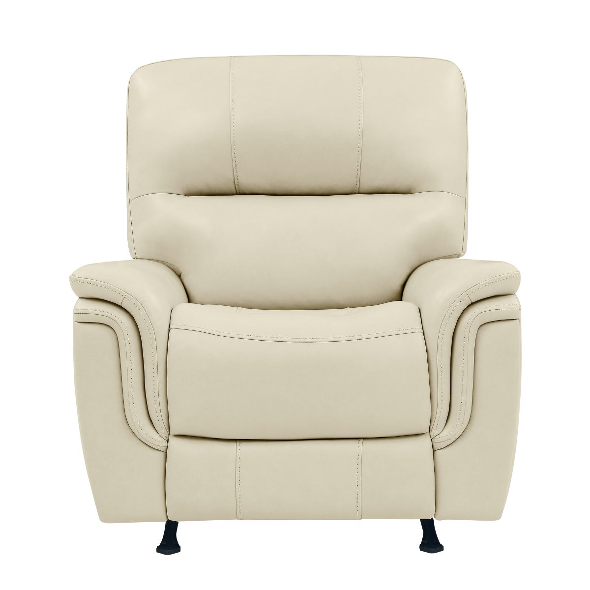 BarcaLounger Top-grain Leather Power Rocker Recliner