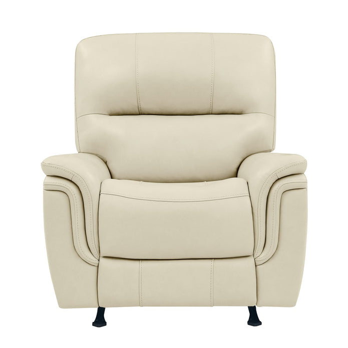 BarcaLounger Top-grain Leather Power Rocker Recliner