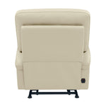 BarcaLounger Top-grain Leather Power Rocker Recliner
