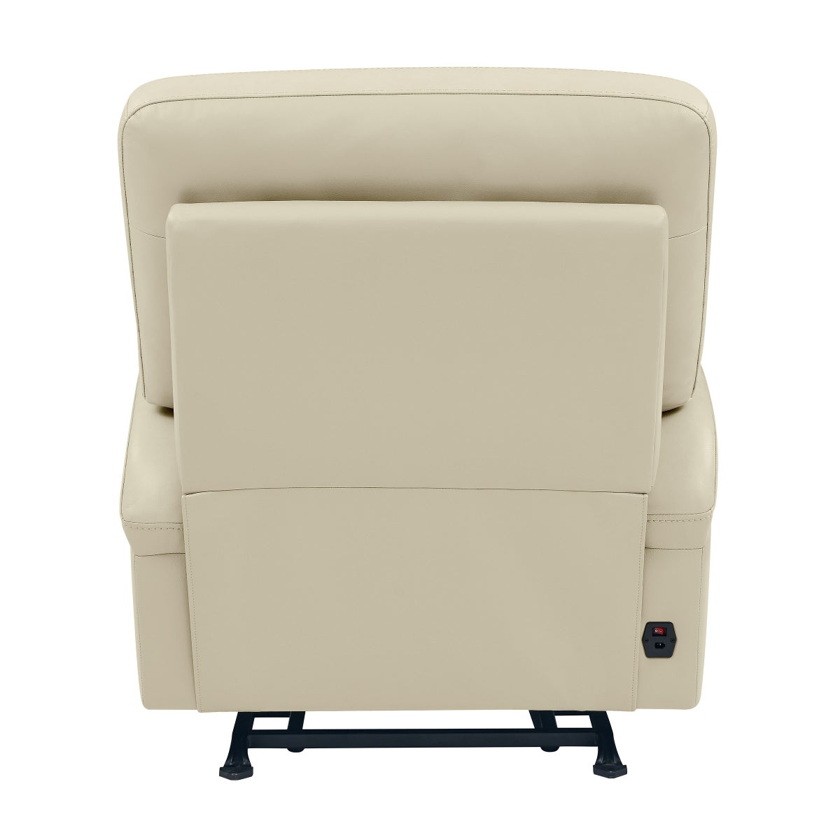 BarcaLounger Top-grain Leather Power Rocker Recliner
