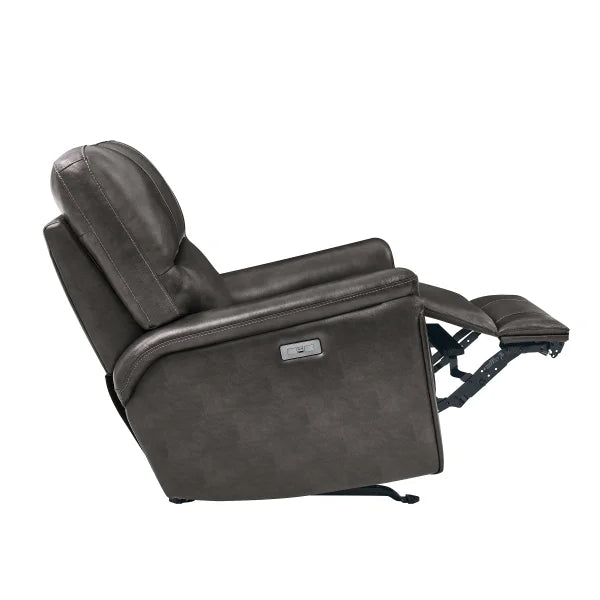 BarcaLounger Top-grain Leather Power Rocker Recliner