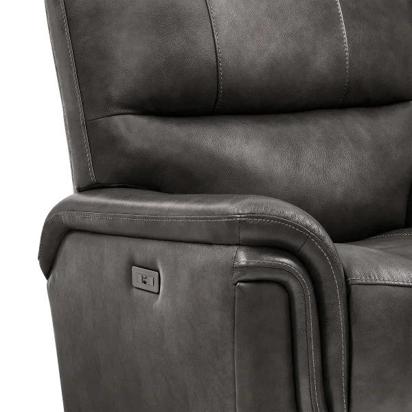 BarcaLounger Top-grain Leather Power Rocker Recliner