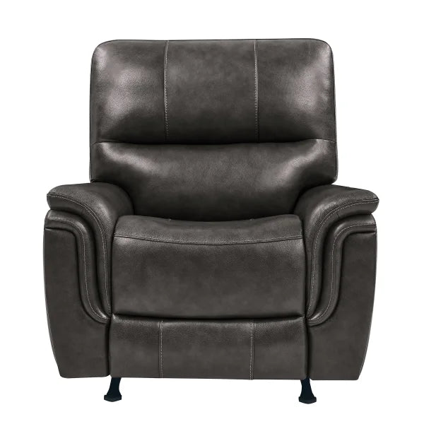 BarcaLounger Top-grain Leather Power Rocker Recliner