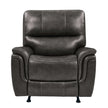 BarcaLounger Top-grain Leather Power Rocker Recliner