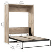 Bestar Cielo Double Wall Bed