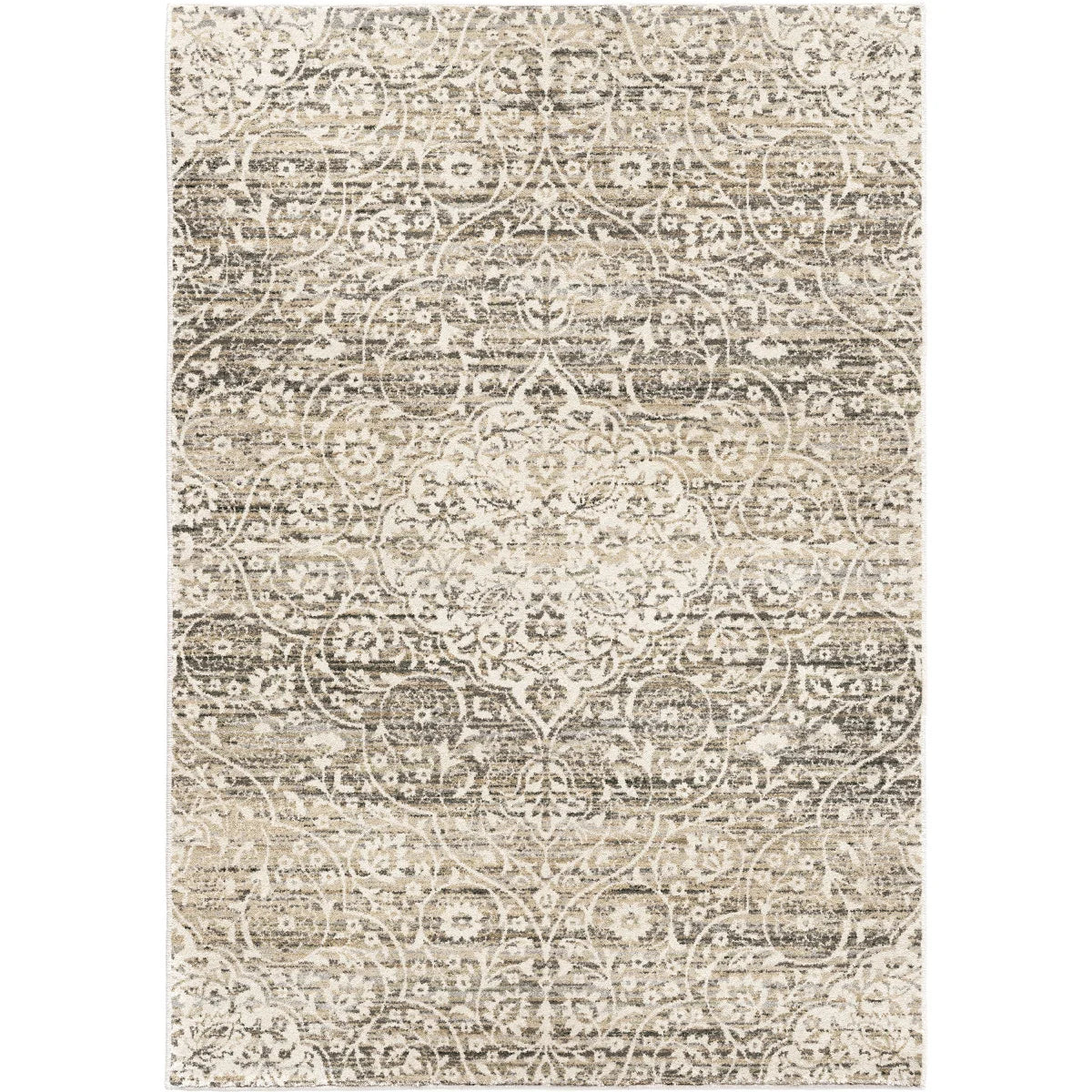 Kairos Riverstone Collection Center Kirman Indoor Area Rug