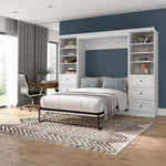 Bestar Evolution 3-piece Wall Bed Set, White