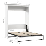 Bestar Evolution Wall Bed, White
