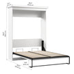 Bestar Evolution Wall Bed, White