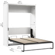 Bestar Lumina Double Wall Bed with Desk
