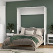 Bestar Lumina Queen Wall Bed with Desk