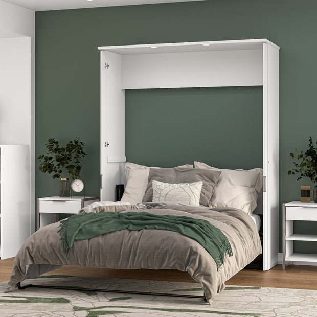 Bestar Lumina Queen Wall Bed with Desk