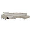 Aiden & Ivy 2-piece Top-grain Leather Right-hand Facing Power Reclining Sectional