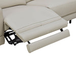 Aiden & Ivy 2-piece Top-grain Leather Right-hand Facing Power Reclining Sectional