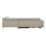 Aiden & Ivy 2-piece Top-grain Leather Right-hand Facing Power Reclining Sectional