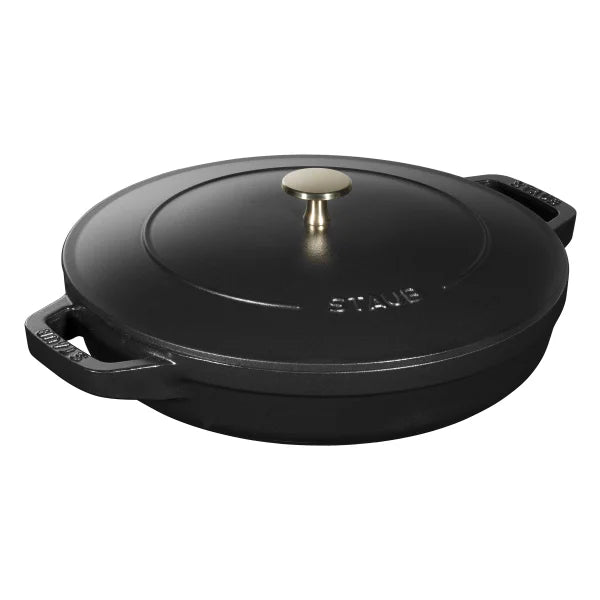 STAUB Stackable Cast Iron Dutch Oven Set, Small, 3-piece