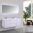 SERA 60 in. CAPRI Vanity with Glossy White Countertop